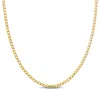 Amour 2.3mm Curb Link Chain Necklace In 10k Yellow Gold - 20 In In Yellow