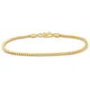 Amour 2.3mm Franco Chain Bracelet In 10k Yellow Gold In Yellow