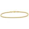 Amour 2.3mm Franco Chain Bracelet In 10k Yellow Gold In Yellow
