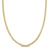 Amour 10k Yellow Gold 2.3mm Franco Link Necklace 18 In Yellow