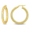 Amour 26mm Hoop Earrings In 14k Yellow Gold (3.5mm Wide) In Yellow