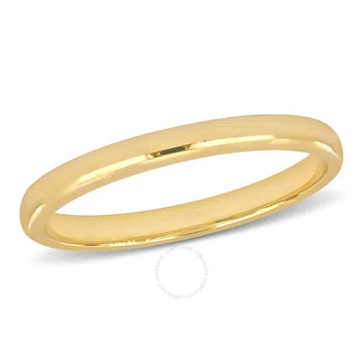Amour 2mm Comfort Fit Wedding Band In 14k Yellow Gold
