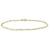 Amour 2mm Heart Link Bracelet In 14k Yellow Gold - 7.5 In. In Yellow