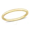 AMOUR AMOUR 2MM WEDDING BAND IN 10K YELLOW GOLD