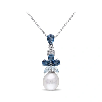Amour 3 1/4 Ct Tgw London In Blue And White