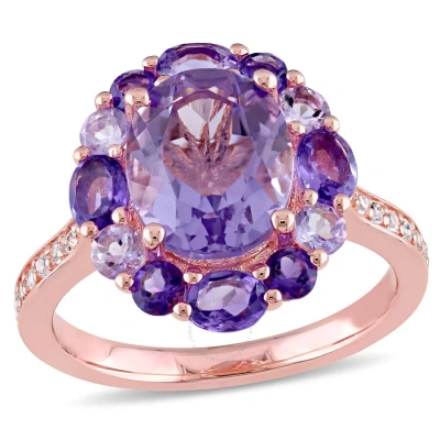 Amour 3 3/4 Ct Tgw Amethyst In Pink