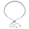Amour 3 3/4 Ct Tgw White Topaz Tassel Bolo Bracelet In Sterling Silver In White