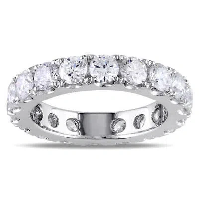 Pre-owned Amour 3 Ct Tw Diamond Full-eternity Band In 14k White Gold
