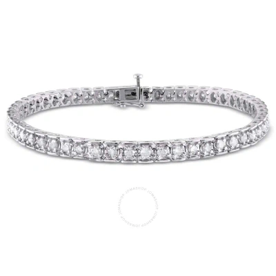 Amour 3 Ct Tw Diamond Tennis Bracelet In Sterling Silver In White