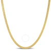 Amour 3.5mm Flex Herringbone Chain Necklace In 10k Yellow Gold In Yellow