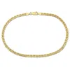 Amour 3.3mm Marine Link Bracelet In 10k Yellow Gold -10 In In Yellow
