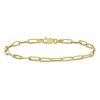 Amour 3.3mm Paperclip Chain Bracelet In 14k Yellow Gold In Yellow
