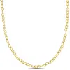 Amour 3mm Heart Link Necklace In 14k Yellow Gold - 20 In In Yellow