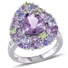 Amour 4 1/2 Ct Tgw Tanzanite In White