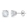 AMOUR AMOUR 4 4/5 CT TGW CREATED WHITE SAPPHIRE STUD EARRINGS IN STERLING SILVER