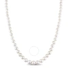 Amour 4-8mm Freshwater Pearl Strand Graduated Necklace With 14k Yellow Gold Clasp - 18 In. In Yellow