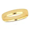 AMOUR AMOUR 4MM FINISH WEDDING BAND IN 14K YELLOW GOLD