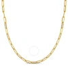 AMOUR AMOUR 4MM OVAL LINK NECKLACE IN 14K YELLOW GOLD