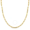 Amour 4mm Oval Link Necklace In 14k Yellow Gold In Yellow