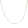 AMOUR AMOUR 5 - 6 MM FRESHWATER CULTURED PEARL 24IN STRAND WITH STERLING SILVER CLASP