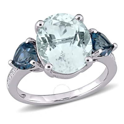 Amour 5 1/6 Ct Tgw Ice Aquamarine In Metallic