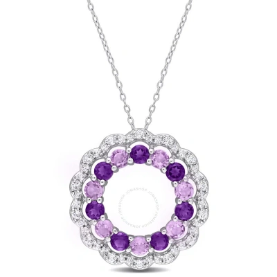 Amour 5 3/8 Ct Tgw Amethyst In Pink