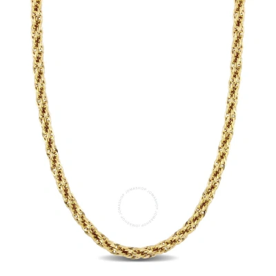 Amour 5mm Infinity Rope Chain Necklace In 14k Yellow Gold
