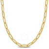 AMOUR AMOUR 5MM PAPERCLIP LINK NECKLACE IN 10K YELLOW GOLD