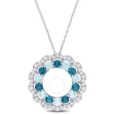 Amour 6 Ct Tgw London Blue In White