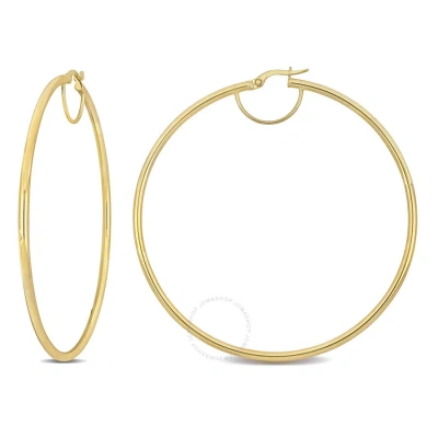 Amour 60mm Hoop Earrings In 14k Yellow Gold (2.5mm Wide)