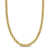 Amour 6mm Infinity Rope Chain Necklace In 14k Yellow Gold In Yellow