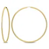 Amour 70mm Hoop Earrings In 14k Yellow Gold In Yellow