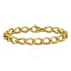 Amour 7.5mm Oval Link Bracelet In 14k Yellow Gold - 7.5 In In Yellow