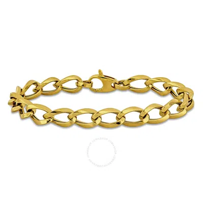 Amour 7.5mm Oval Link Bracelet In 14k Yellow Gold - 7.5 In