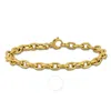 Amour 7.5mm Oval Link Bracelet In 14k Yellow Gold - 7.5 In In Yellow