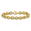 Amour 7.8mm Twisted Oval Link Bracelet In 14k Yellow Gold - 7.5 In In Yellow