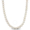 Amour 9-9.5mm Off-round Freshwater Cultured Men's Pearl Necklace With Large Sterling Silver Lobster In White