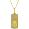 AMOUR AMOUR AQUARIUS HOROSCOPE NECKLACE IN 10K YELLOW GOLD