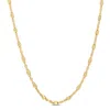 Amour Beaded Chain Necklace In 18k Yellow Gold Plated Sterling Silver In Yellow