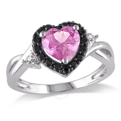 Amour Created Pink Sapphire In Metallic