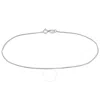 Amour Curb Link Chain Bracelet In Platinum In White