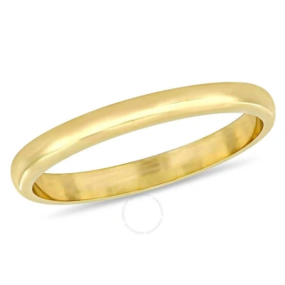 Amour Ladies 10k Yellow Gold Wedding Band 2mm In Gold / Yellow