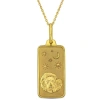 AMOUR AMOUR LEO HOROSCOPE NECKLACE IN 10K YELLOW GOLD