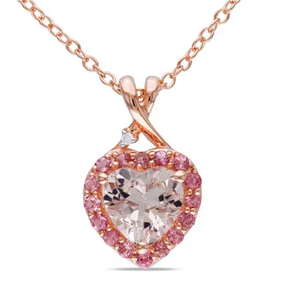 Amour Morganite In Ink / Pink / Rose / Silver / White