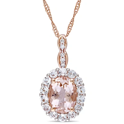 Amour Oval-cut Morganite In Pink