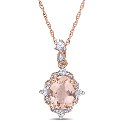 Amour Oval-cut Morganite In Pink