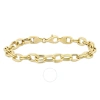AMOUR AMOUR OVAL LINK BRACELET IN 14K YELLOW GOLD