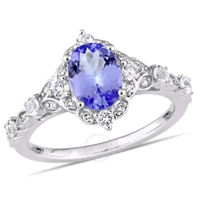 Amour Oval Tanzanite In Gold / White