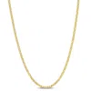 Amour 1.85 Mmrolo Chain Necklace In 18k Yellow Gold Plated Sterling Silver In Yellow