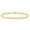 Amour Rope Chain Bracelet In 10k Yellow Gold (3 Mm/7.5 Inch) In Gold